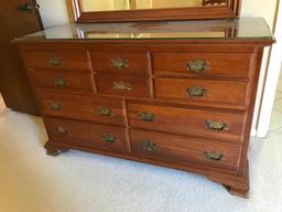 Kling Furniture Cherry Dresser W/Mirror