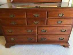 Kling Furniture Cherry Dresser W/Mirror