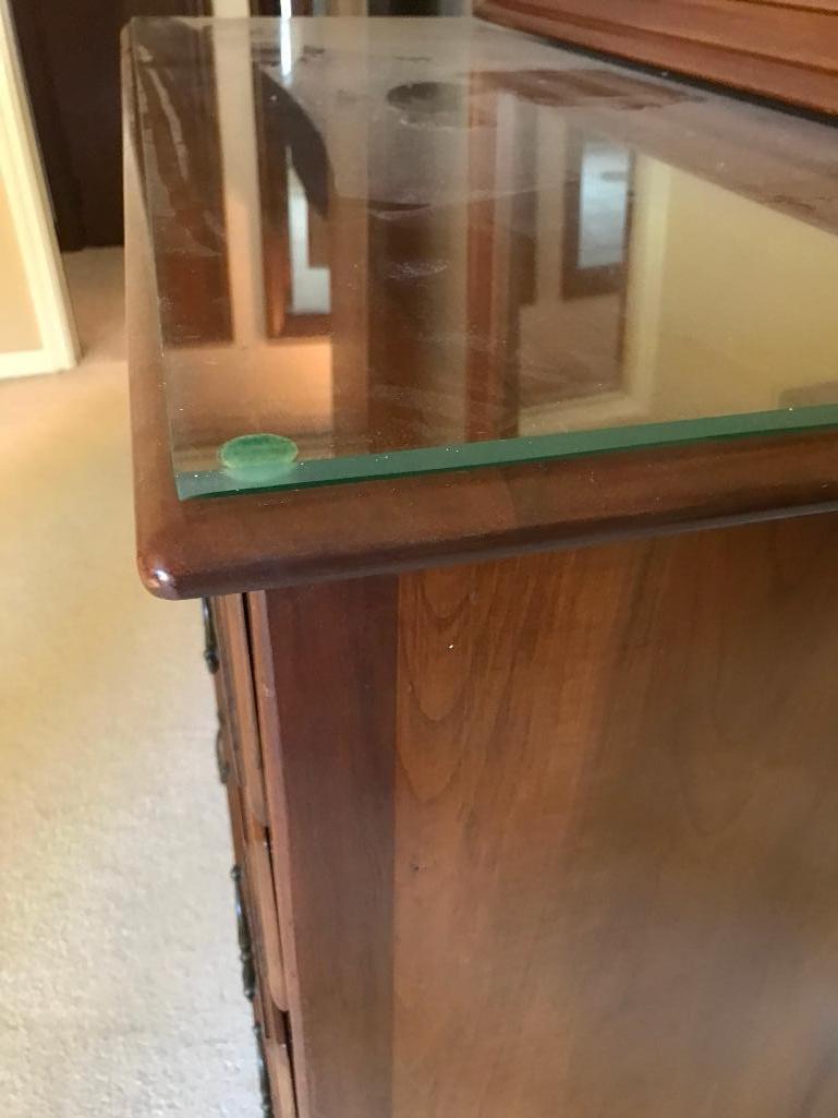 Kling Furniture Cherry Dresser W/Mirror