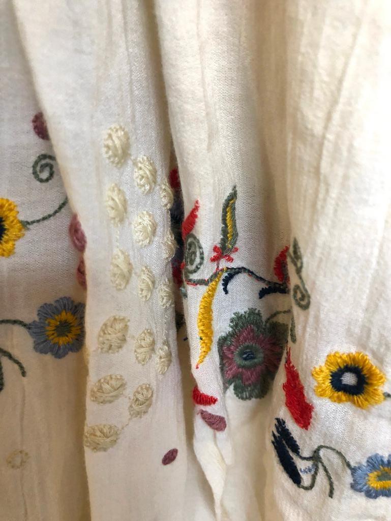 Anthropologie Embroidered Shirt