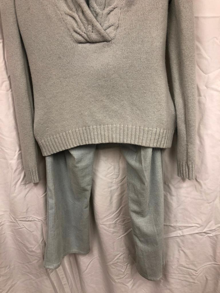 (2) Ralph Lauren Wool Sweater & Straight Leg Courderoy Pants