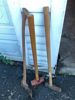 Sledge Hammer, Axe and Log Splitter Axe