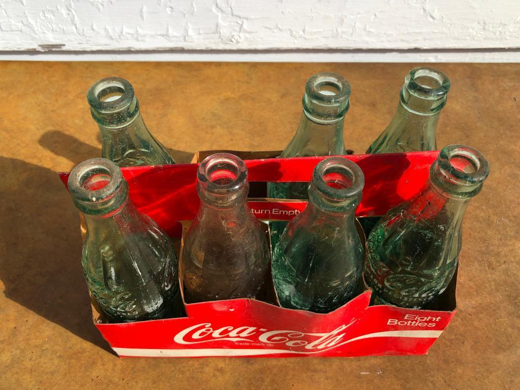 Coca-Cola Paper Carton W/(7) Bottles