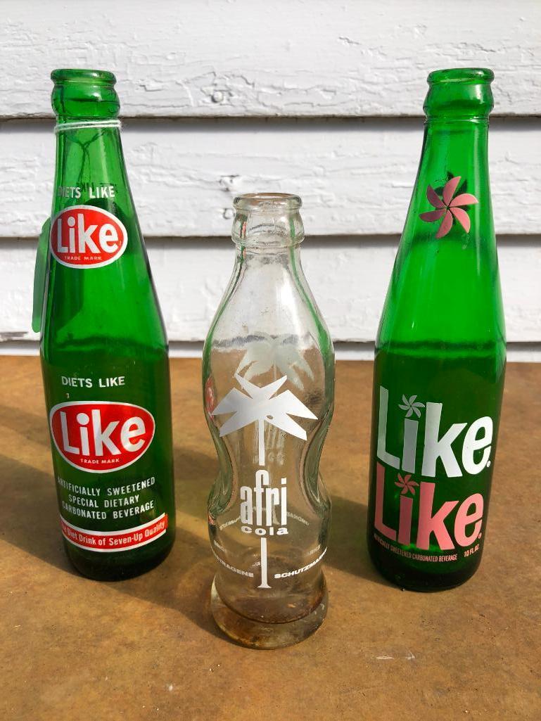 (3) Vintage "Like" Soda Bottles