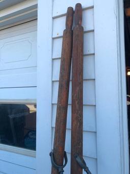 Two Vintage Row Boat Oars, They are 78" Long