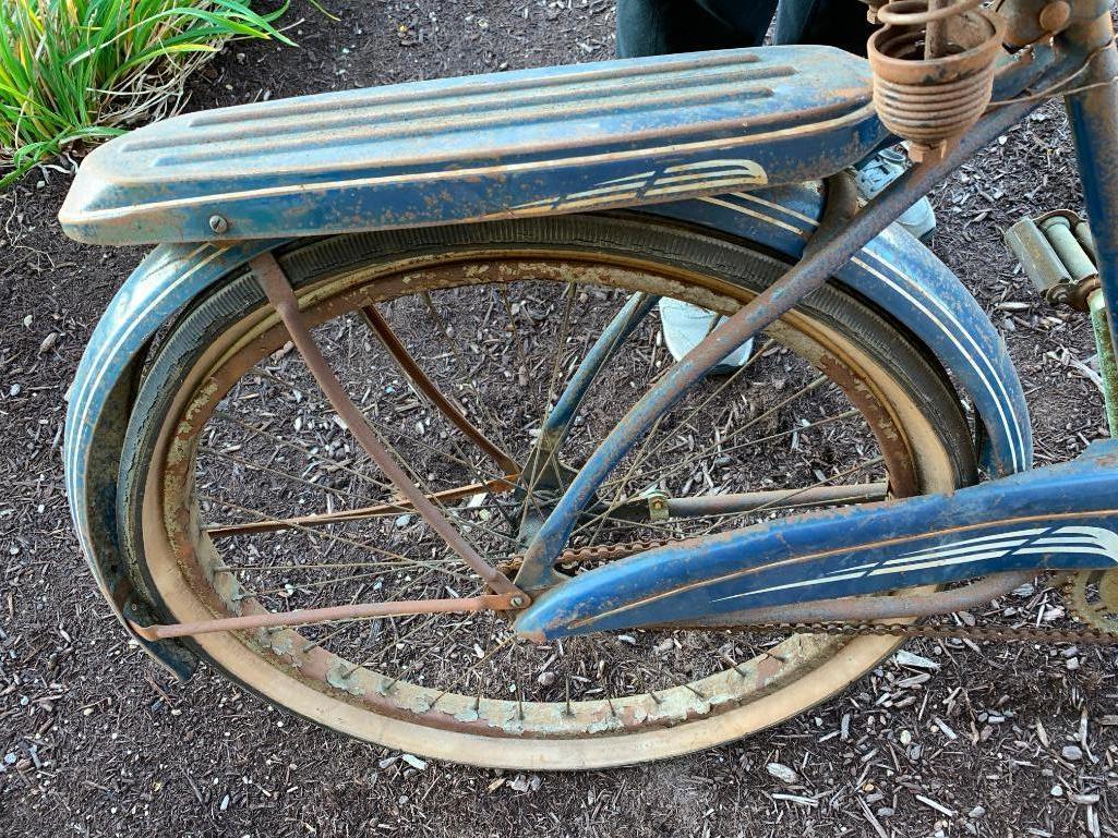 Vintage 1940's Huffman Girls Tank Bicycle-Original Condition