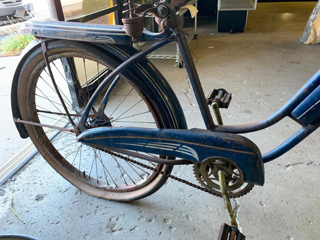 Vintage 1940's Huffman Girls Tank Bicycle-Original Condition