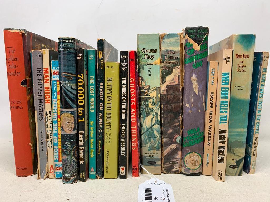 Group Of 1960's Sci-Fi & Adventure Books