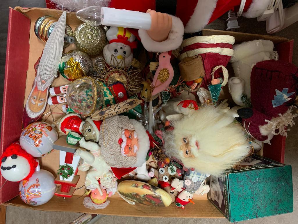 Shelf Of Christmas Decorations