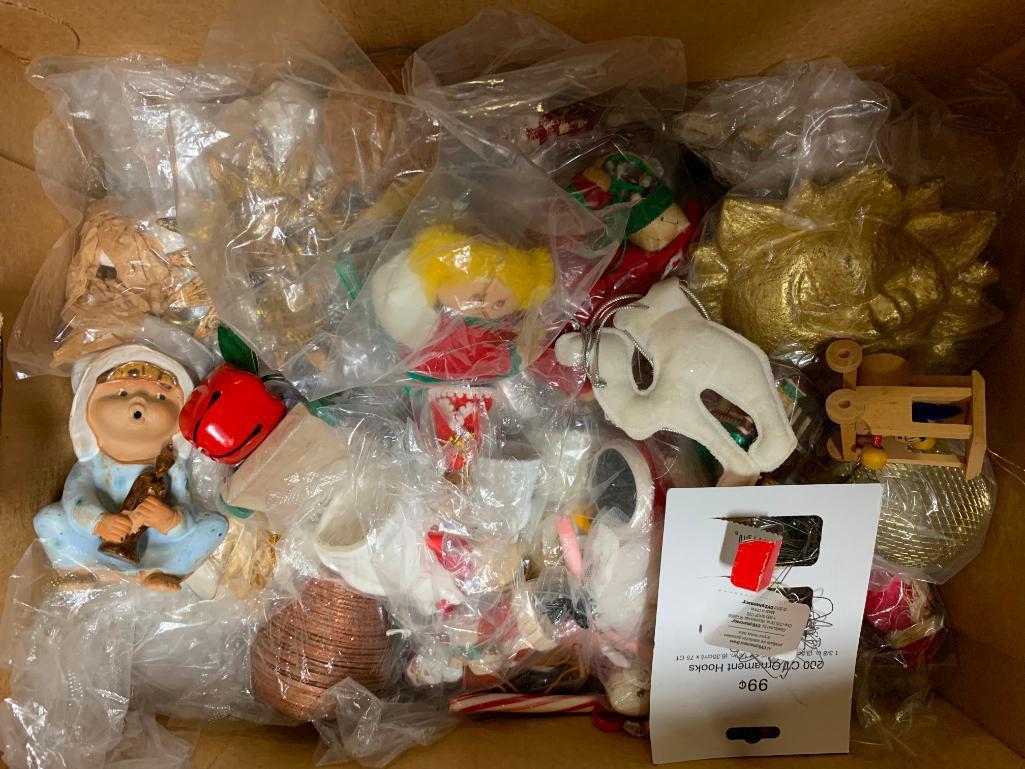 Shelf Of Christmas Decorations