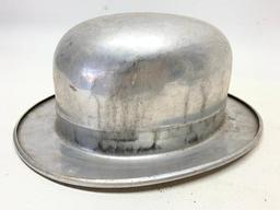 Vintage Aluminum Derby Hat