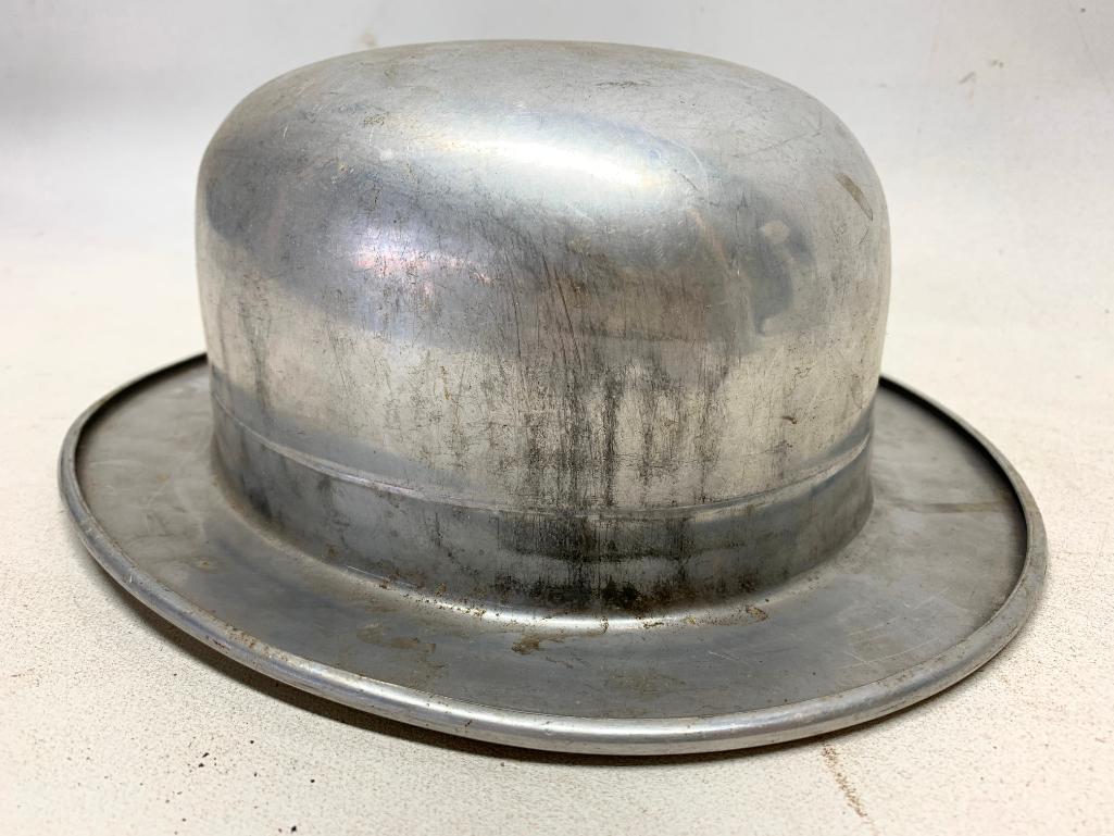 Vintage Aluminum Derby Hat