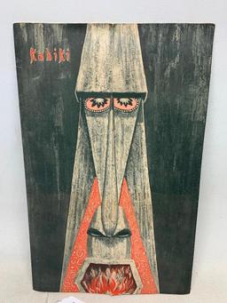 Vintage "Kahiki" Restaurant Menu-1960's Columbus, Ohio