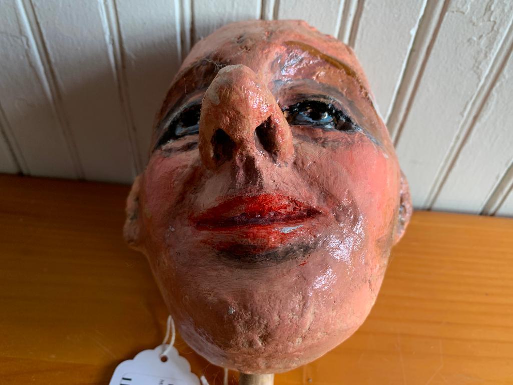 Paper Mache' Head Made By Jacqui Theobold