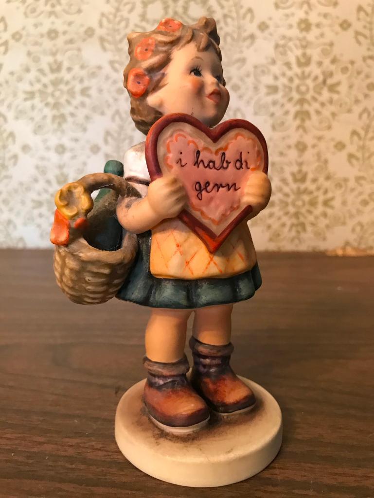 Hummel Figurine: "Valentine Gift" #1 Goebel Collectors Club