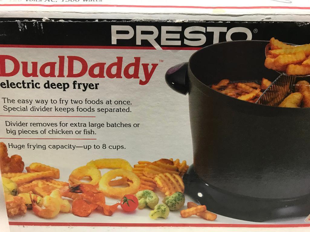 Unopened Presto Dual Daddy Deep Fryer In Box