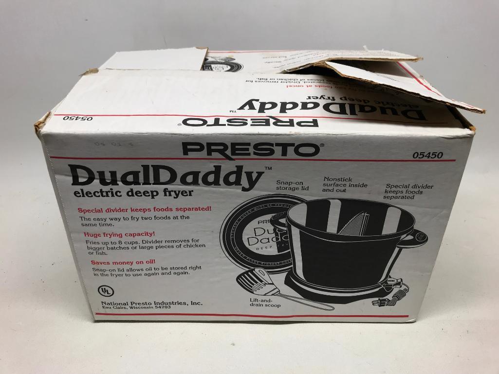 Unopened Presto Dual Daddy Deep Fryer In Box