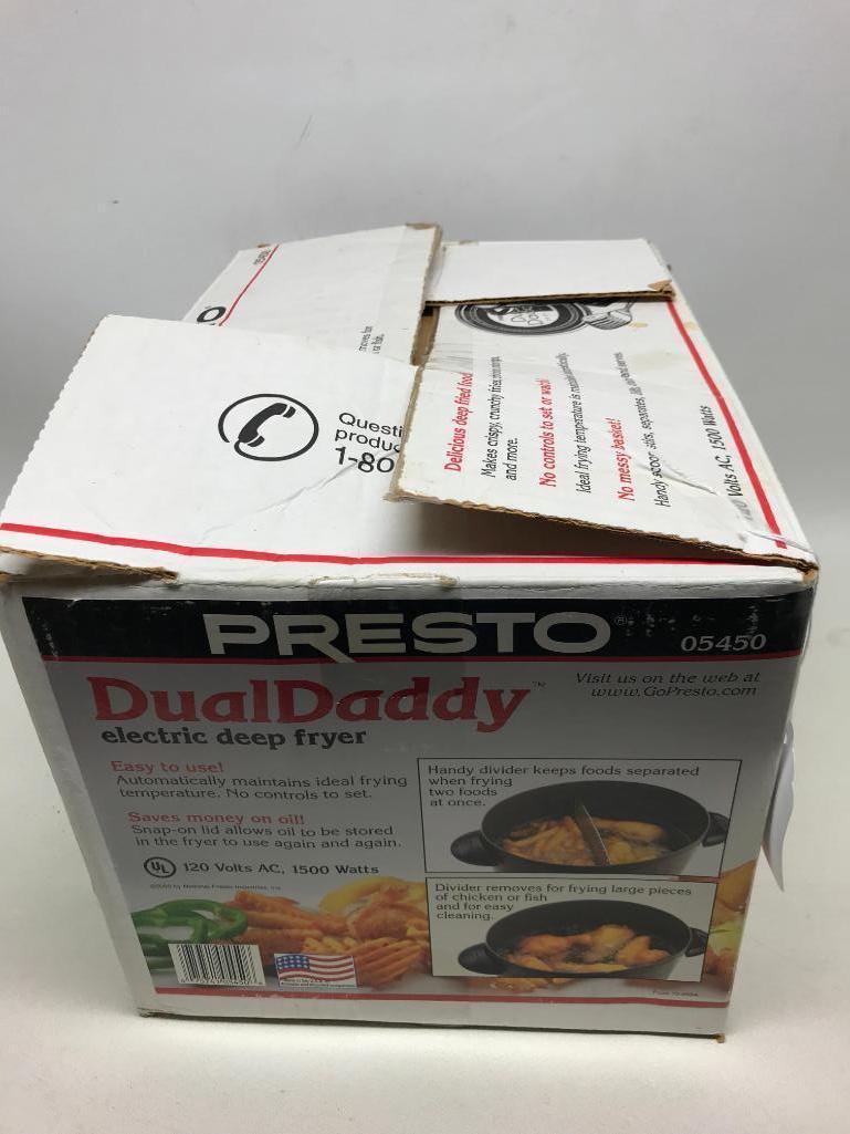 Unopened Presto Dual Daddy Deep Fryer In Box