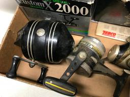 Group Of Fishing Reels