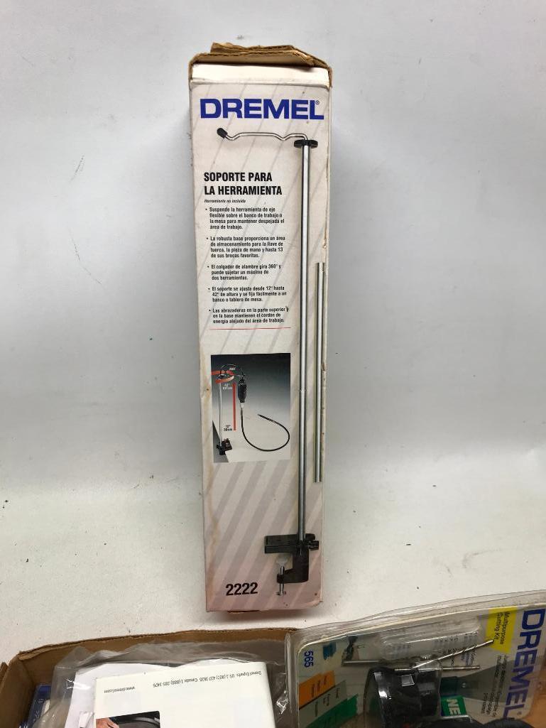 (2) Dremel Tools W/Attachments & Bits