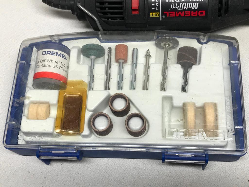 (2) Dremel Tools W/Attachments & Bits