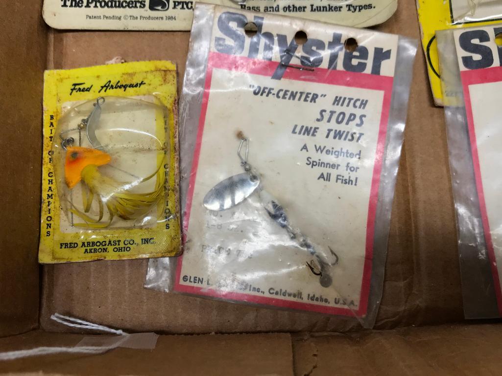 Group Of Fishing Lures & Related Items