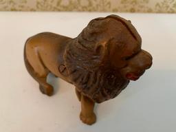 Cast Iron Lion Bank