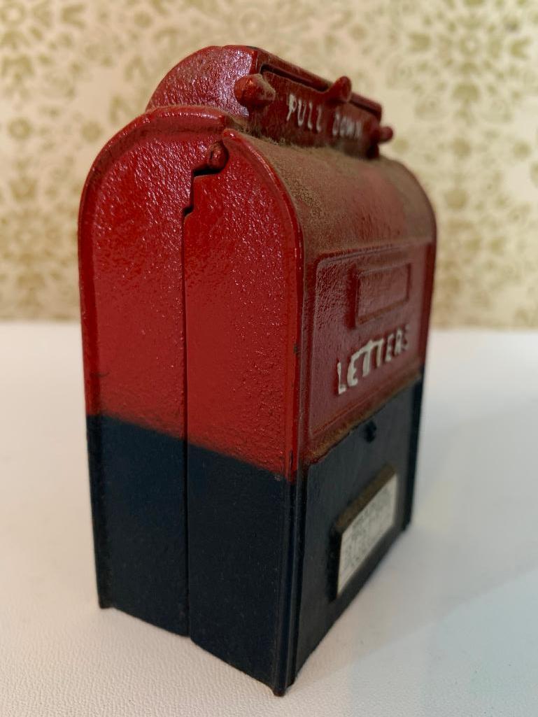 Cast Iron Mailbox Bank