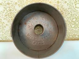 Advertising Cake Pan "Swans Down Cake Flour"