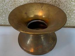 Vintage Brass Spittoon Made In Dayton, Ohio