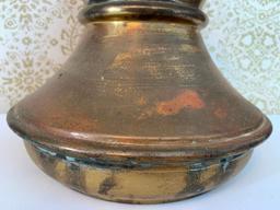 Vintage Brass Spittoon Made In Dayton, Ohio