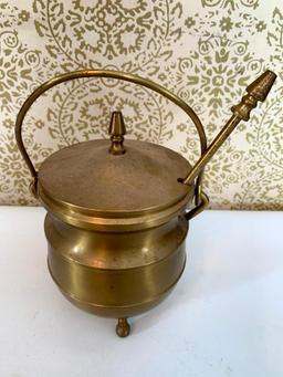 Brass Fire Starter Pot