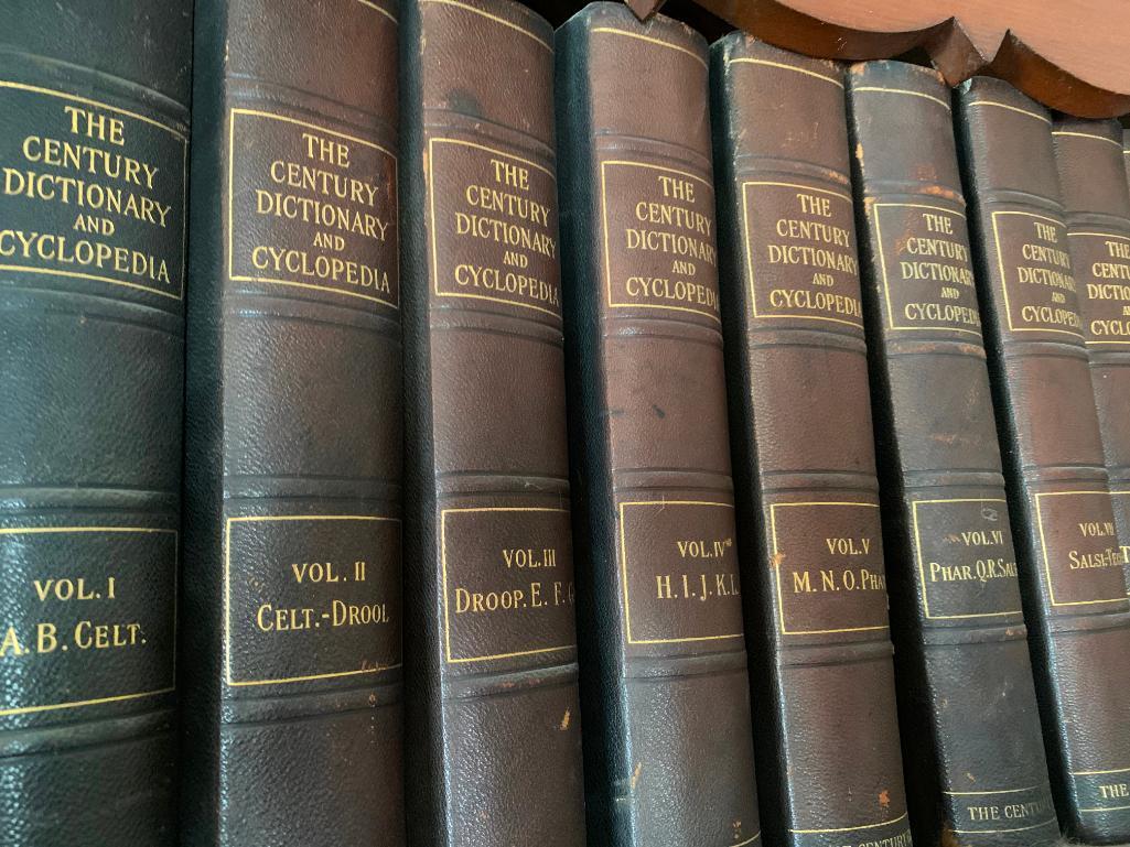 (10) Volumes "The Century Dictionary & Cyclopedia"