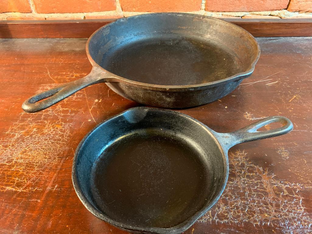 Lodge & Wagner Ware Cast Iron Skillets