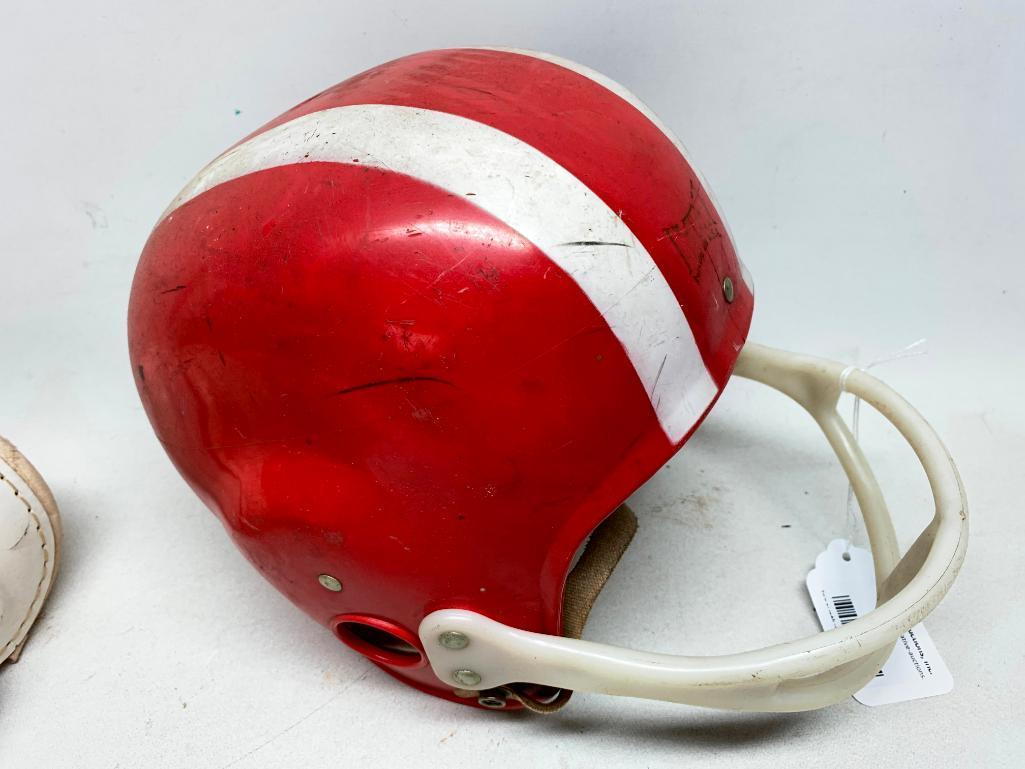 Vintage Child's Football Helmet & Pads