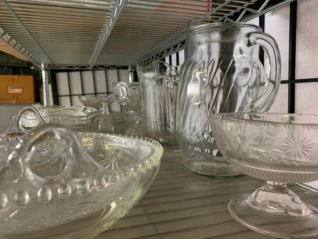 Large Group Of Vintage & Contemporary Glassware