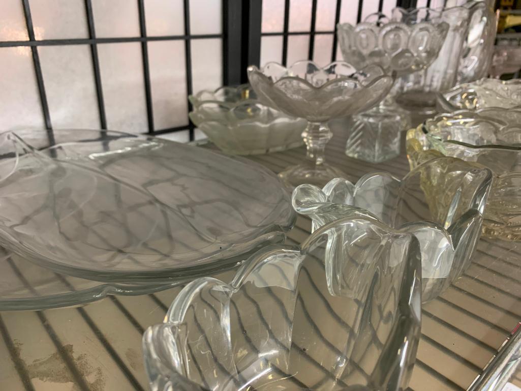 Large Group Of Vintage & Contemporary Glassware