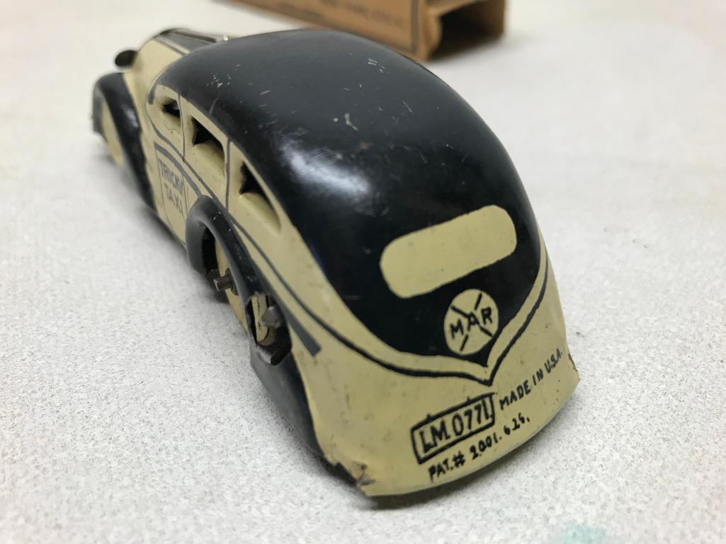 Antique Marx Wind-Up "Tricky Taxi" In Original Box