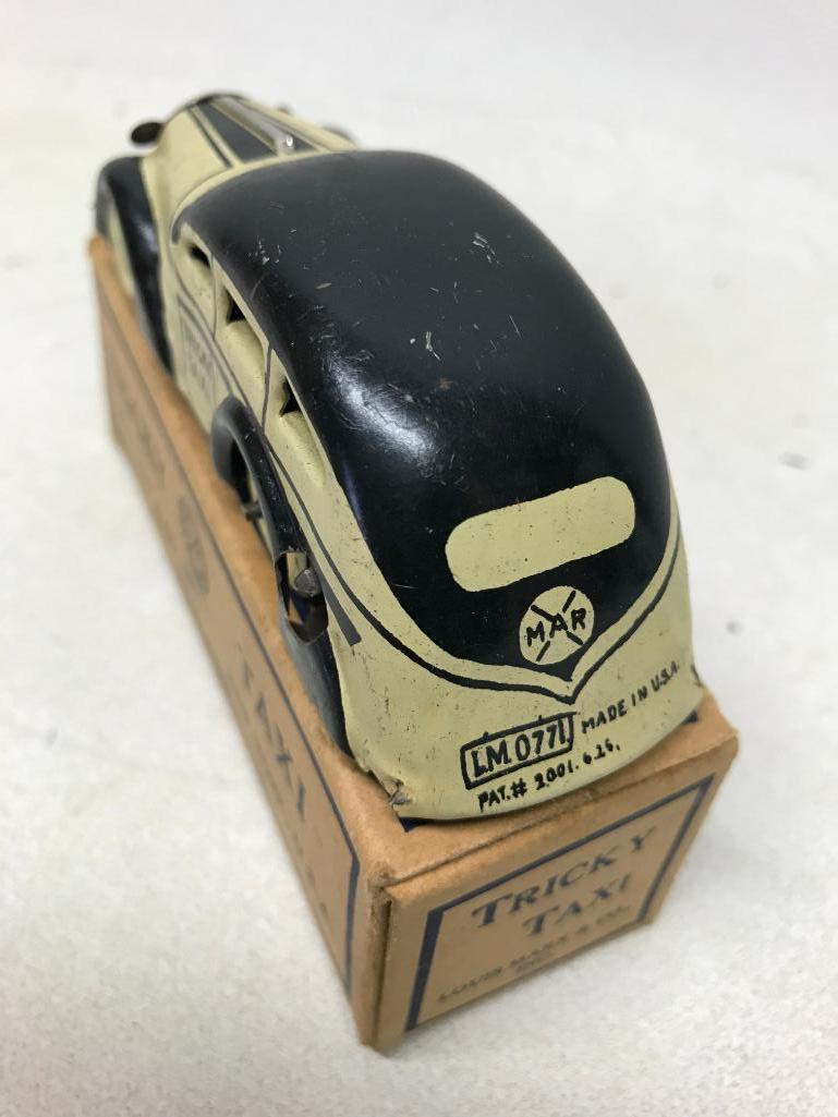 Antique Marx Wind-Up "Tricky Taxi" In Original Box