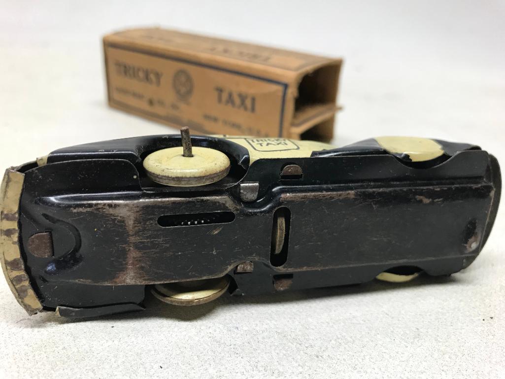 Antique Marx Wind-Up "Tricky Taxi" In Original Box