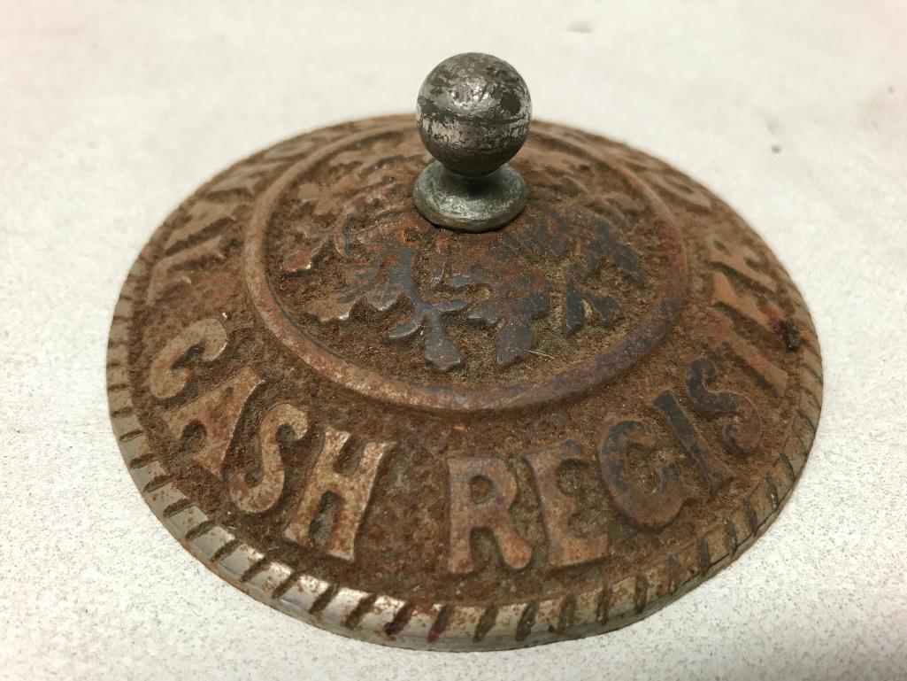 "National Cash Register" Cast Iron Paperweight