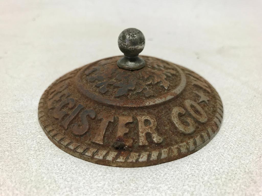 "National Cash Register" Cast Iron Paperweight