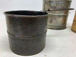 (3) Vintage Flour Sifters