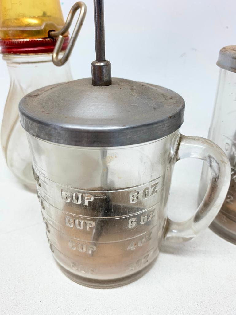 (3) Vintage Choppers: 1 & 2 Cup + Nut Chopper