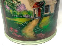 Nice Hand Painted Antique Milk Can