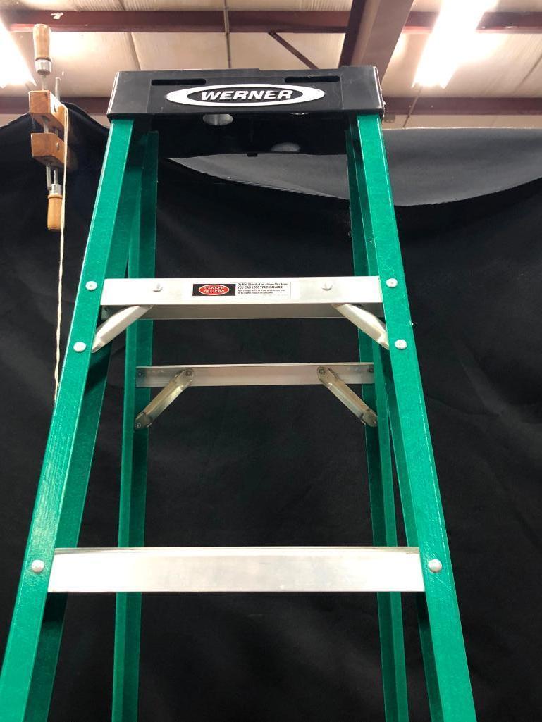 Werner 8' Fiberglass Folding Ladder