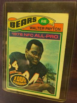 Walter Payton Plaque W/(2) Cards & Engraved Name