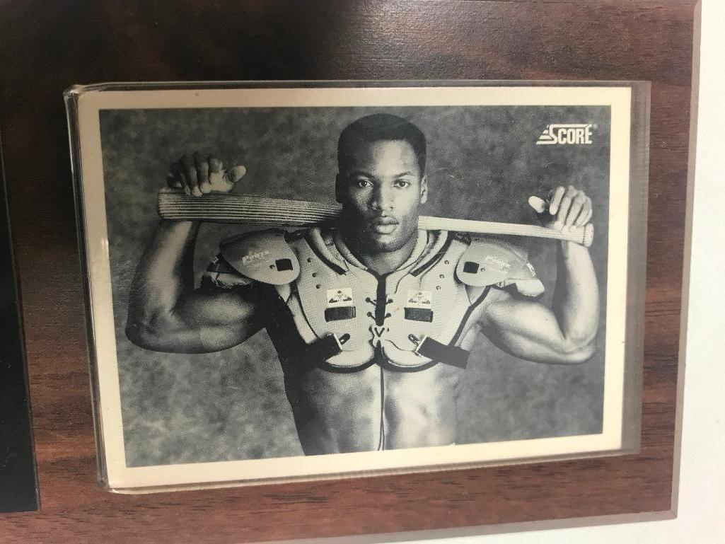 1992 Bo Jackson Starting Lineup & Plaque W/Card