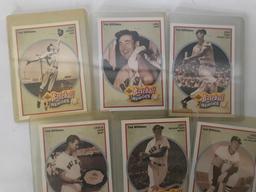 (9) Upper Deck Baseball Heroes In Plastic Sleeves