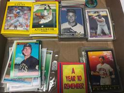 Group Of 500 +/- Baseball & Football Cards